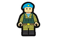 Патч TeamZlo Brick operator боец ВДВ ПВХ (TZ0359)