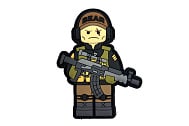 Патч ORC TACTIC Brick operator боец BEAR ПВХ (TZ0421)