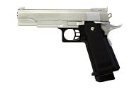 Пистолет Galaxy Colt Hi-Capa Silver spring (G.6S)