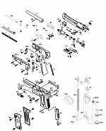 Пин фиксации губок магазин KJW Beretta M9A1 CO2 GBB (CP306-70)