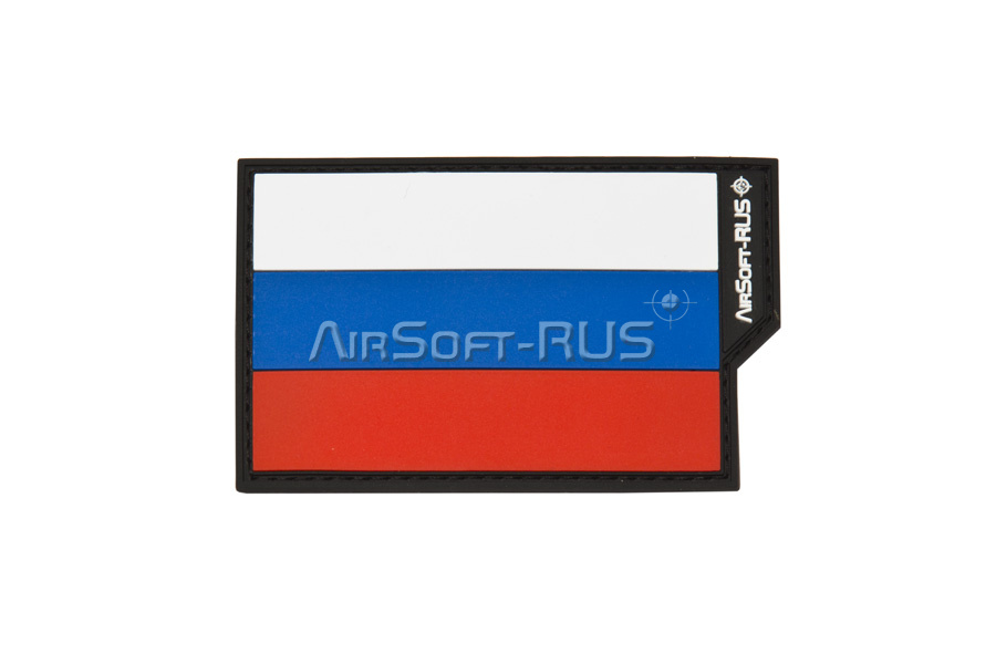 Шеврон ASR флаг России на велкро (ASR-patchRF)