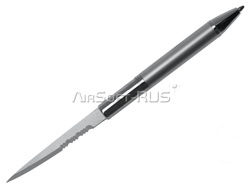 Ручка-нож 003S - Silver в блистере (City Brother) (RA53149)