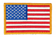 Патч TeamZlo флаг США вышивка 7 5*5 левый (TZ0242L)