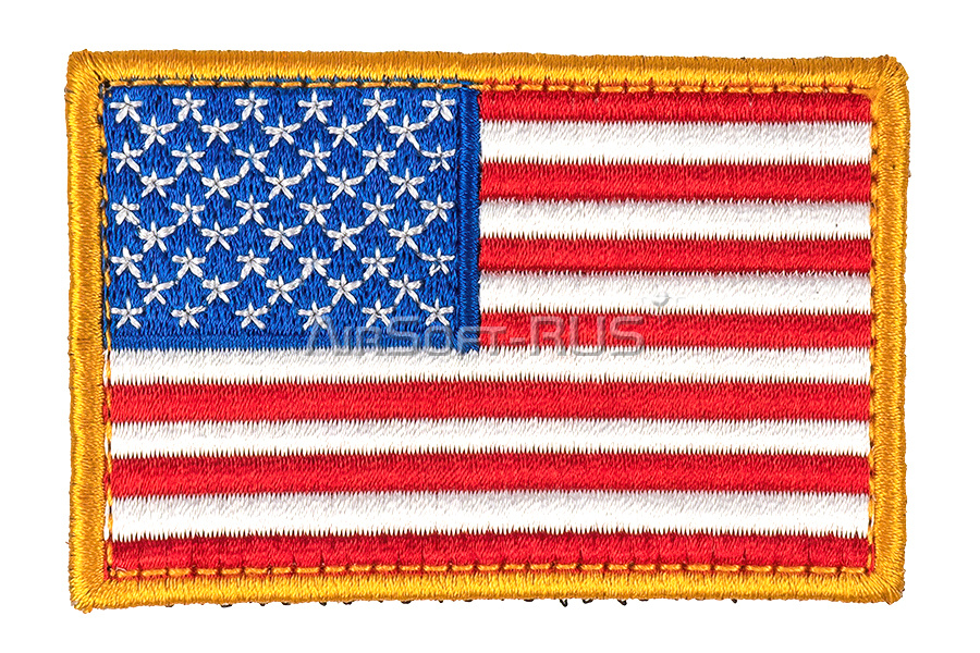 Патч TeamZlo флаг США вышивка 7,5*5 левый (TZ0242L)