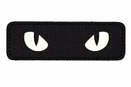 Патч TeamZlo Кошачьи глаза светящиеся кордура 9*3 см (TZ0244)