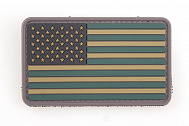 Патч TeamZlo "Флаг США ПВХ левый" OD (TZ0105ODL)