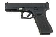 Пистолет WE Glock 17 Gen 3 с тактическим затвором GBB BK (GP650-17-BK)