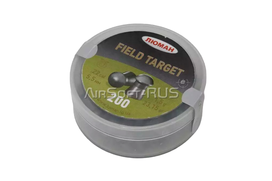 Пули пневматические Люман Field Target 5,5 мм 1,5 гр 200 шт (AG-AIR-90656)