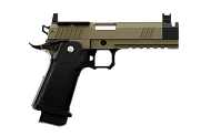 Пистолет Arcturus Hi-Capa 4.3 DG Tempest W/Optics Ready Slide/Compensator BK-TAN (AT-GHC-T4C-OR-BT)