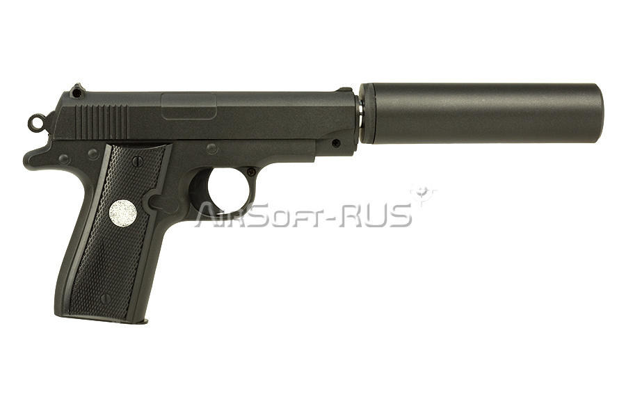 Пистолет Galaxy Browning с глушителем mini spring (G.2A)