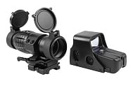 Коллиматорный прицел Linyi Eotech + магнифер 301 3X (LFO-551+3X scope)