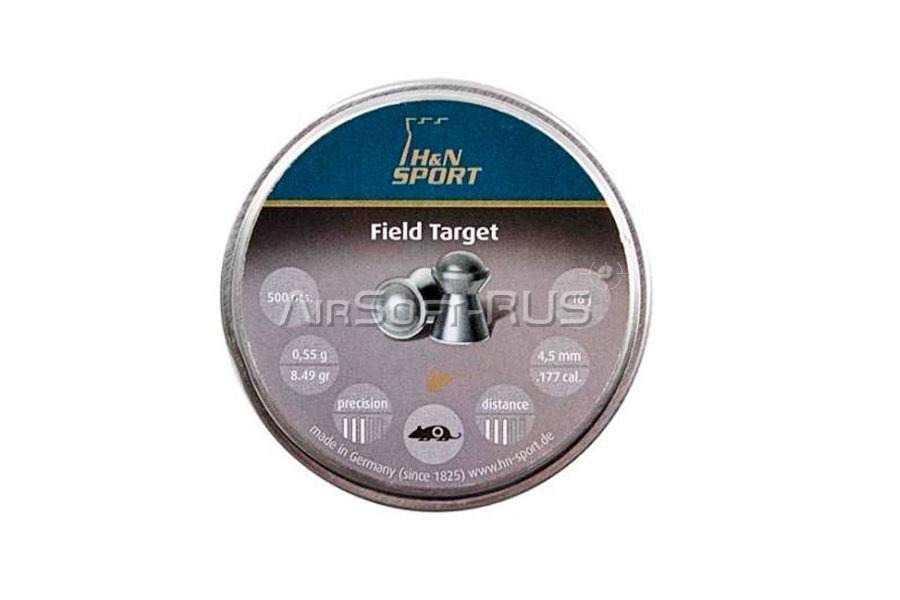 Пули пневматические H&N Field Target 4,5 мм 0,55 гр 500 шт (AG-92084500005)
