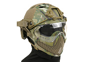 Шлем WoSporT с комплектом защиты лица MC (HL-26-PJ-M-CP)