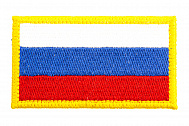 Патч TeamZlo "Флаг Триколор яркий 4 5*8" (TZ0100)