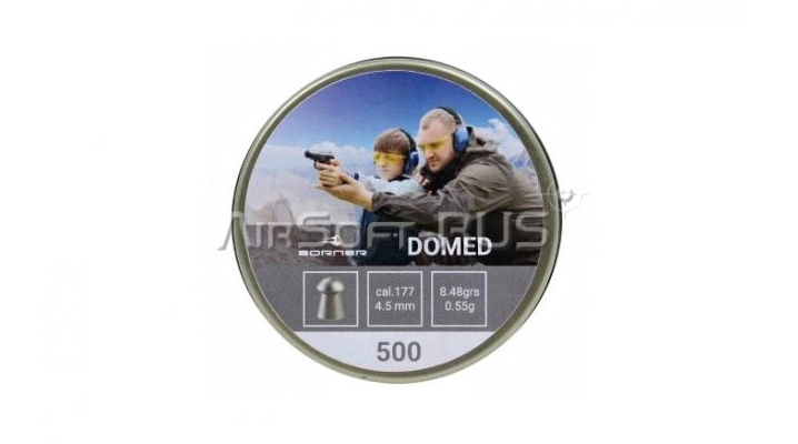 Пневматические пули Borner Domed 4,5 мм 0,55 гр 500 шт (AG-AIR-95804)