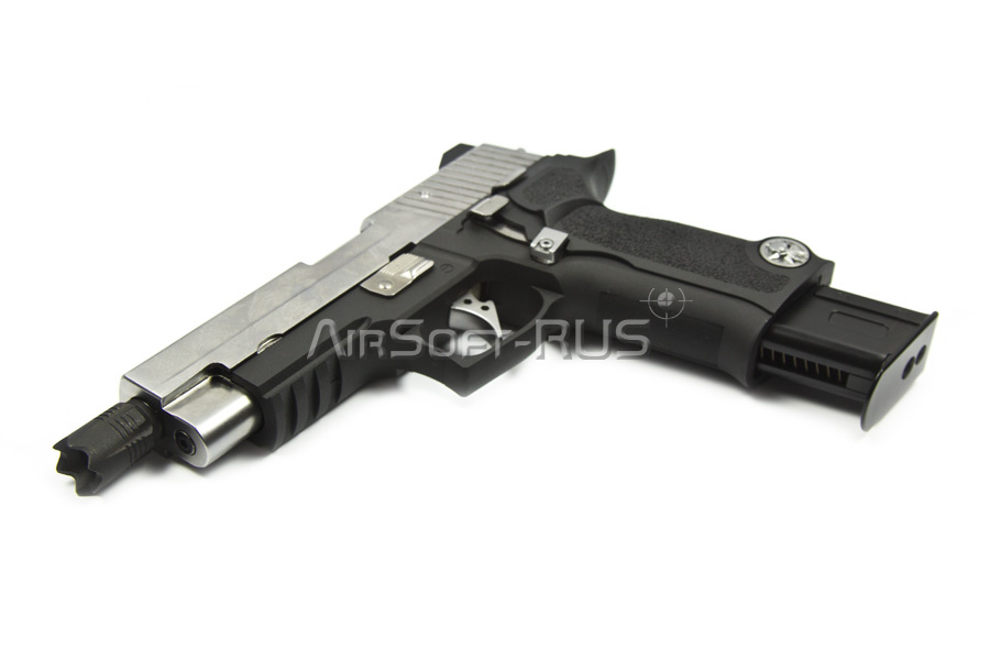 Пистолет WE SigSauer P-VIRUS (Resident Evil), Green Gas BB (GP433)