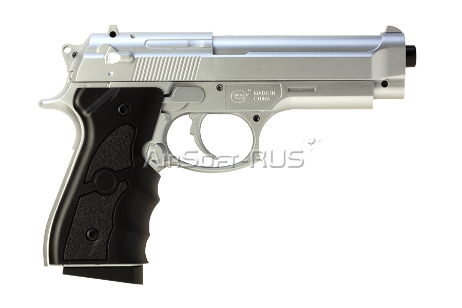Пистолет Galaxy Beretta M92 Silver spring (G.052S)