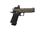 Пистолет Arcturus Hi-Capa 5" Vanguard  w/Optics Ready Slide & ARS-1 BLK-TAN (AT-GHC-V5-CMB-BT)