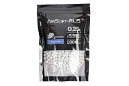 Шары Airsoft-RUS 0.25гр. 1000шт. белые (ASR-S-025)