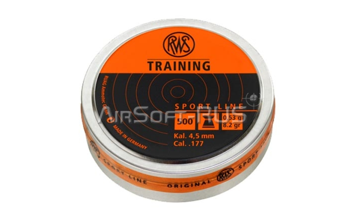 Пули пневматические RWS Training 4,5 мм 0,53 гр 500 шт (AG-RWST053)