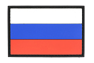 Патчи TeamZlo Флаг России PVC 5х7 5 см BK (TZ0290BK)