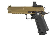Пистолет Arcturus Hi-Capa 5" Vanguard  w/Optics Ready Slide & ARS-1 BLK-TAN (AT-GHC-V5-CMB-BT)