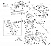 Основание внутреннего стволика  WE Luger P08 Артиллерийский GGBB (GP403-WE-15)