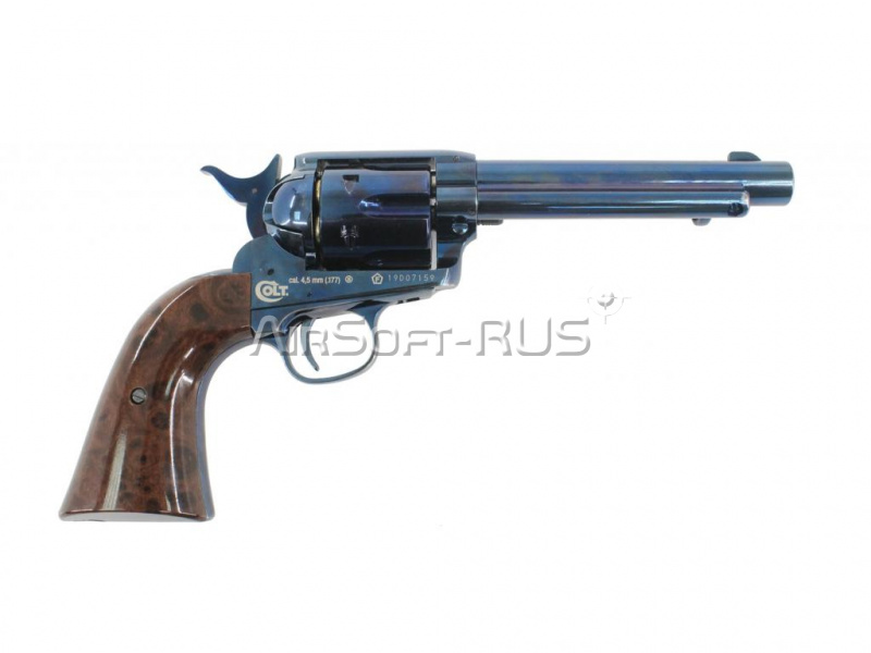 Пневматический револьвер Umarex Colt SAA .45-5,5 blue finish пулевой 4,5 мм (AG-5.8321)