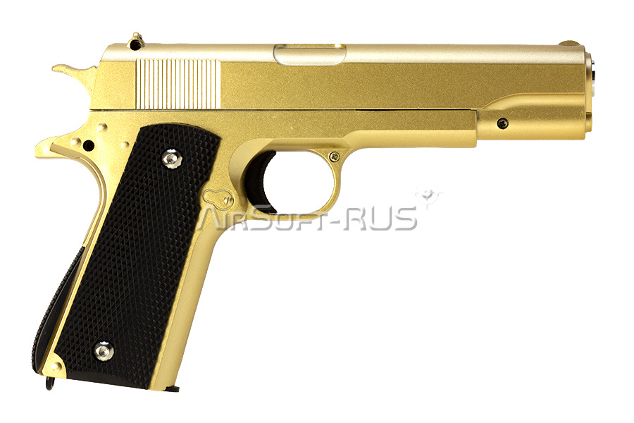 Пистолет Galaxy Colt 1911 Gold spring (G.13GD)