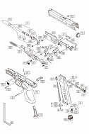 Передний пин рамки KWC Smith&Wesson M&P 9 CO2 GNBB (KC-48HN-F801)