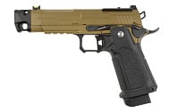 Пистолет Arcturus Hi-Capa 4.3" Vanguard w/Optics Ready Slide & Compensator BK-TAN (AT-GHC-V4C-OR-BT)