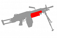 Комплект проводки ASR для M249 с выводом в цевье (ASR_WS_M249_1)