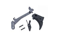 Спусковой крючок и тяга спускового крючка Guarder для Glock 17/22/26/34 BK TM (GLK-145(BK))
