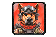 Патч ШВЕЙНЫЙ КОТ Красная Армия "Пёс" (HK-RA-C1)