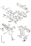 Пин тяги спускового крючка KWC Smith&Wesson M&P 9 CO2 GNBB (KC-48HN-F03)