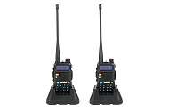 Комплект рации Baofeng UV-5R 2шт (DC-BF-5RDUO) [1]