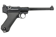 Пистолет WE P08 6" Luger Artillery GGBB BK (GP402)