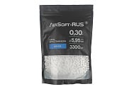 Шары Airsoft-RUS 0.30гр. 3300шт. белые (ASR-030)