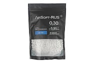 Шары Airsoft-RUS 0.30гр. 3300шт. белые (ASR-030)