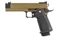 Пистолет Arcturus Hi-Capa 4.3" DG Tempest  W/Compensator BLK-TAN (AT-GHC-T4C-BT)