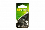 Батарейка литиевая GP CR1620 3В (CR1620-7C1)